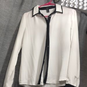 Professional button up blouse